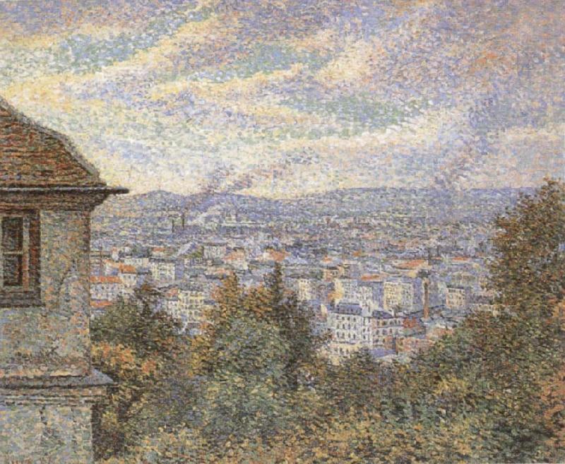 Luce, Maximilien Paris Seen From Montmartre oil painting image